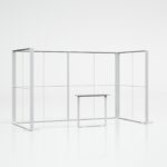 modulaire beursstand met LED frames en verlichte beurswand