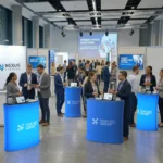 beursbalie - statafel bedrukken - presentatiebalie - balie bedrukken