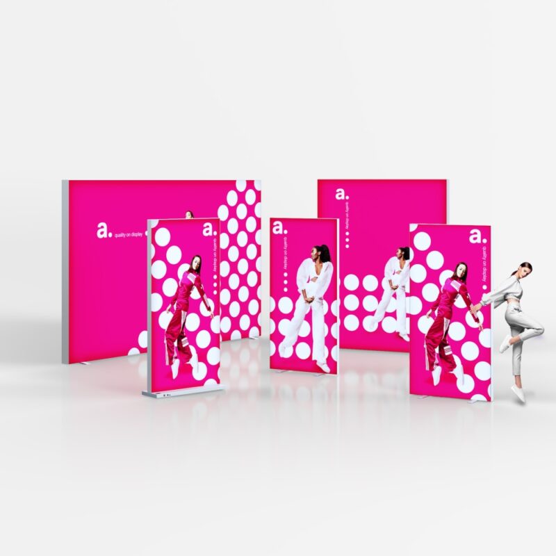 Free-standing LED Lightboxes