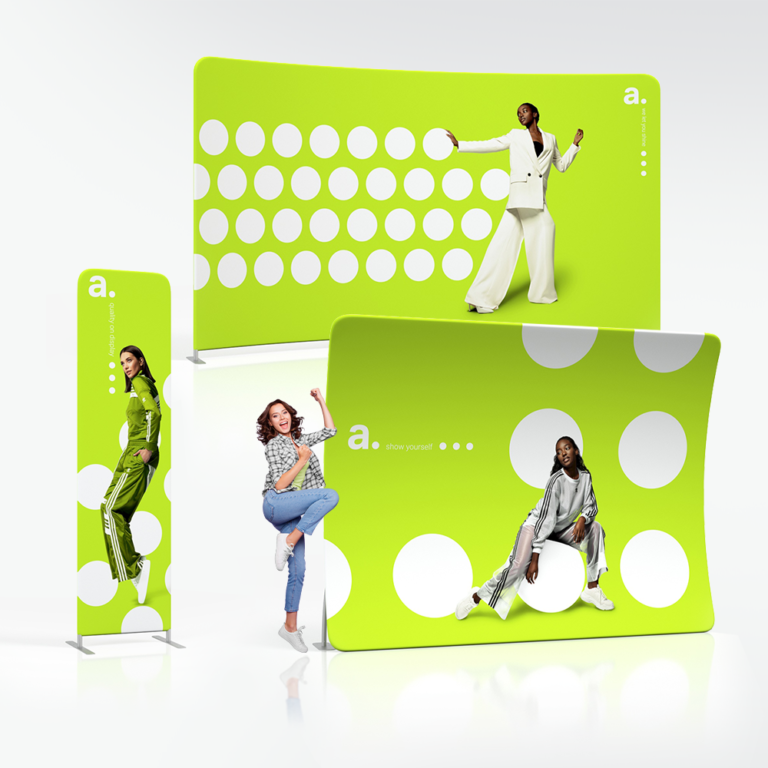 Zipper beurswanden bedrukken van Eventshop - presentatiewand - zipper beurswand
