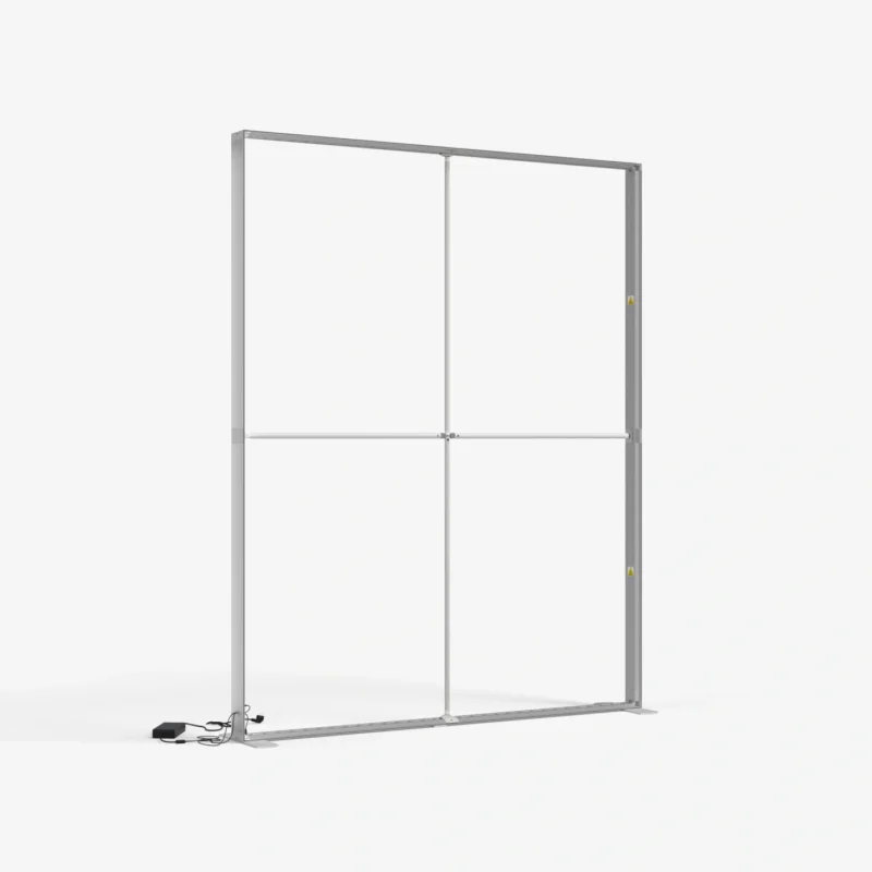 Verlicht dubbelzijdig LED frame / LED textielframe van Eventshop.